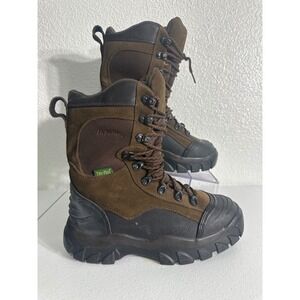 Cabelas Dry Plus Mens Brown Suede Lace Up Hunting Boots Size 9D